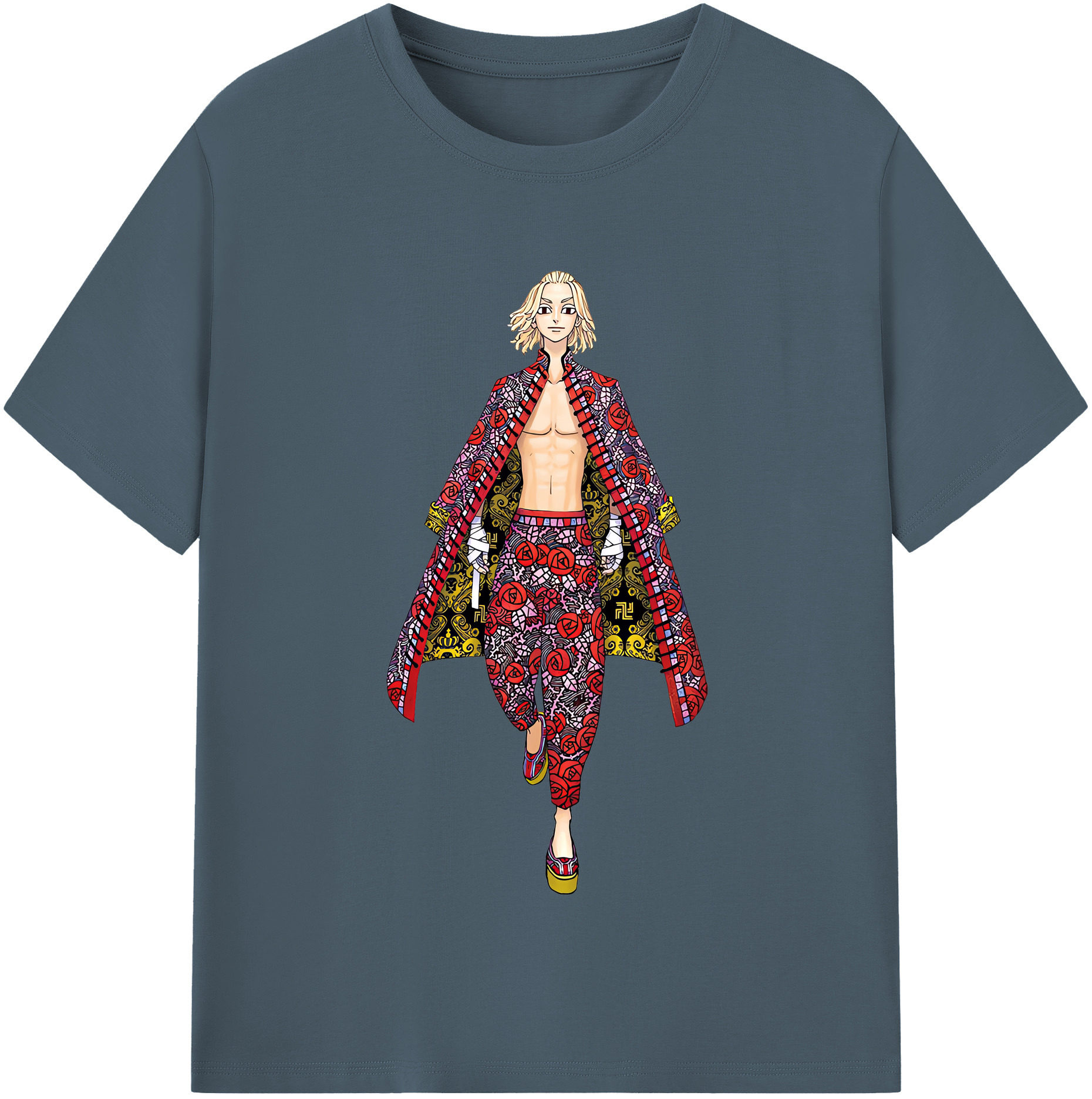 （画像用） 東京リベンジャーズ Tokyo Revengers 綿100％半袖Tシャツ（フロントプリント）